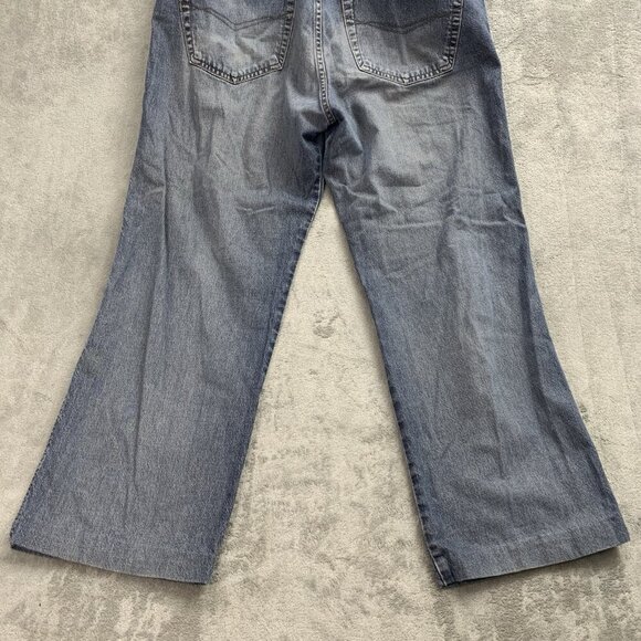 Mavi Jeans Mens 34x27 Blue 170 Max Wide Leg Denim Zip Fly Blind Hem Casual - Picture 16 of 16